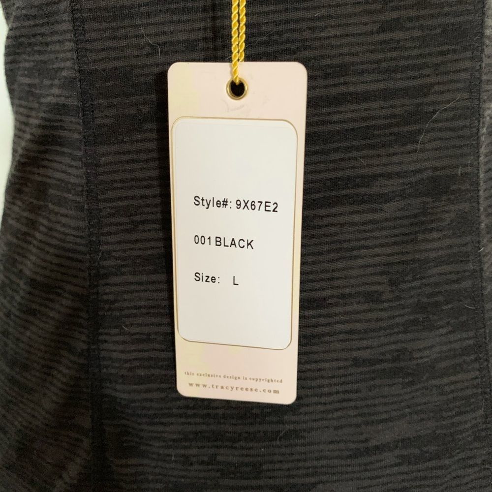 Tracy Reese Black Poly Viscose Camisole large NWT - Picture 14 of 16